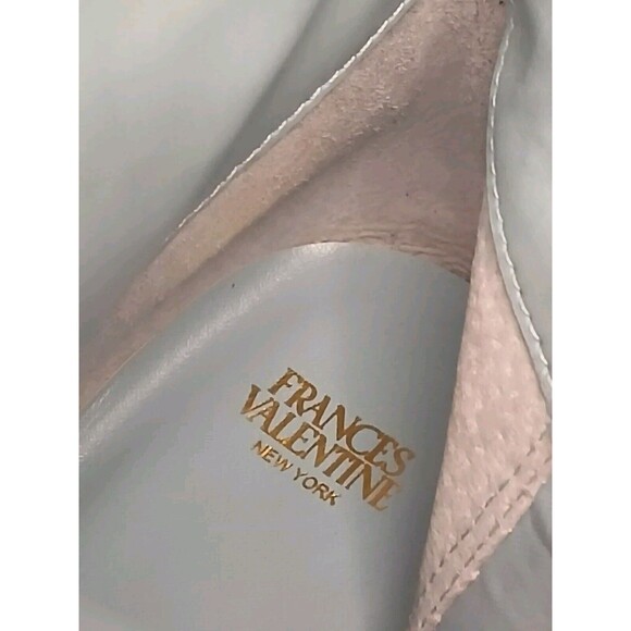 Frances Valentine Sz 9 Mackie Knee High Red/Pink Croc-Embossed Leather Boots - Picture 16 of 16